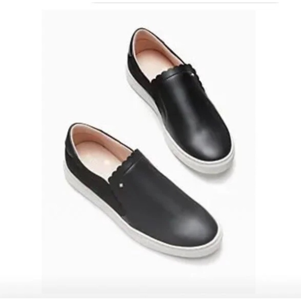 Kate Spade Aleta Scalloped Slip-on Sneakers. MSRP $129. Size 9.5B Excellent